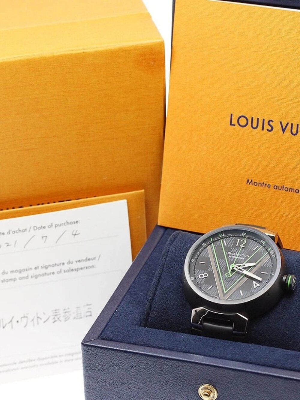 LOUIS VUITTON Tambour black Dial Automatic Men's Watch_947099 - Picture 7 of 7